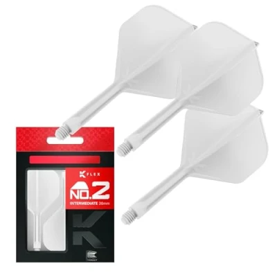 Afbeelding van TARGET K FLEX WHITE NO2 DART FLIGHTS INTERMEDIATE