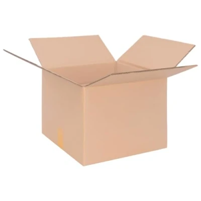 Afbeelding van verpacking Vouwdozen 390 x 285 mm bruin (buitenmaat 400 300 mm) variabele hoogte bij 100/200 KK 93 2 golf verzenddozen DHL pakket DPD GLS Hermes karton (20 stuks)
