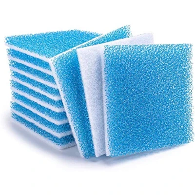 Afbeelding van LTWHOME Compatibele Filterpatronen Poly Geschikt voor Fluval C3 Krachtfilter, C Clip On Filterschuim (10 Stuks)