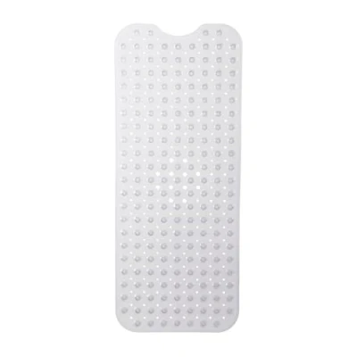 Afbeelding van anti slip douchemat met zuignappen exte grote mat vierkant 97x39 cm transparant