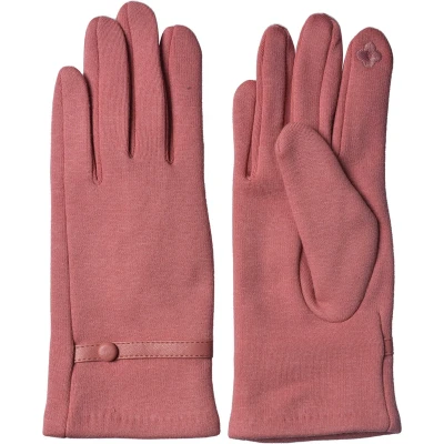 Afbeelding van Juleeze Handschoenen Winter 8x24 cm Roze Katoen Polyester