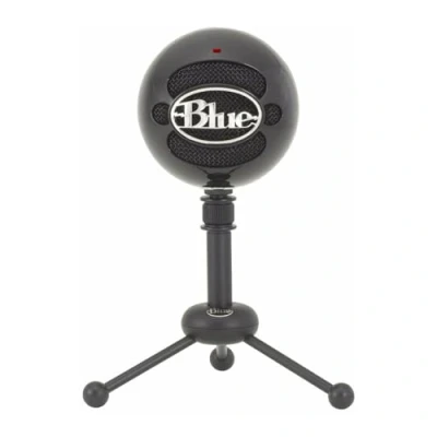 Afbeelding van Blue Microphones Snowball USB microfoon, Klassieke Studiokwaliteit mic voor Opnemen, Podcasten, Uitzenden, Twitch gamestreaming, Voice overs, YouTube video&#039;s op Pc en Mac Zwart