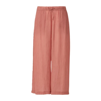 Afbeelding van QS Strukturierte Culotte Broek, Dames, Maat: 34, Papaya