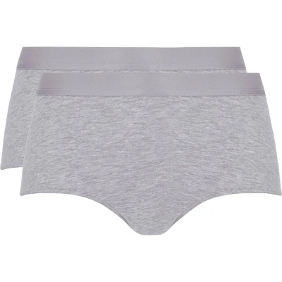 Afbeelding van ten Cate high waist slip grijs melee 2 pack voor Dames Maat S