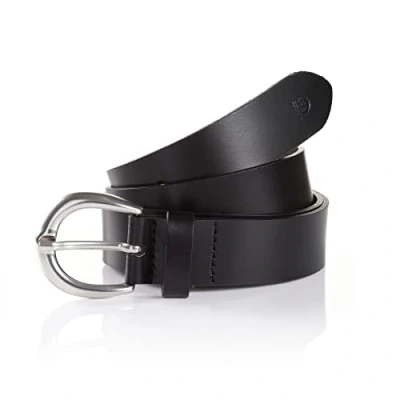 Afbeelding van TOM Tailor Denim KATY Riem, Dames, Maat: 80, Black