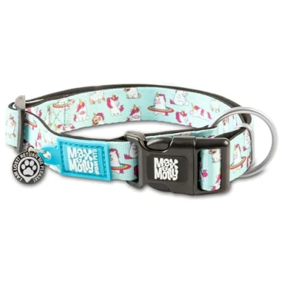 Afbeelding van Max &amp; Molly Smart ID Halsband Unicorn Maat XS 22 35cm, 10mm breed Hond