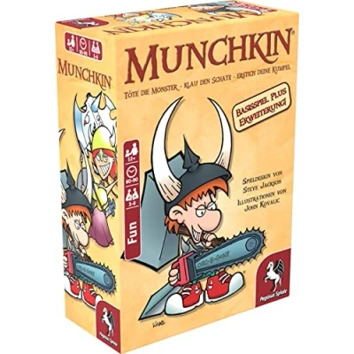 Afbeelding van Pegasus Spiele Munchkin 1+2, 3 tot 6 spelers, leeftijd 12+
