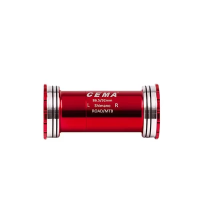 Afbeelding van CEMA Bracketas BB86 BB92 Int. Shimano RVS Rood