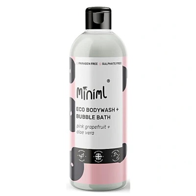 Afbeelding van Miniml Bad &amp; Douchegel Roze Grapefruit AloÃ« Vera 500ml
