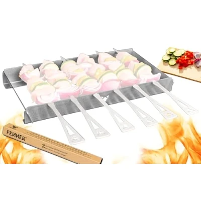 Afbeelding van FENNEK Grillspieshouder van rvs Made in Germany