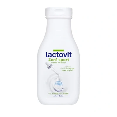 Afbeelding van lactovit Sport 2 in 1 Gel en Shampoo 250 ml