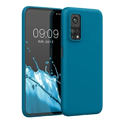Afbeelding van kwmobile telefoonhoesje geschikt voor Xiaomi Mi 10T / Pro Hoesje smartphone Back cover in Caribisch blauw
