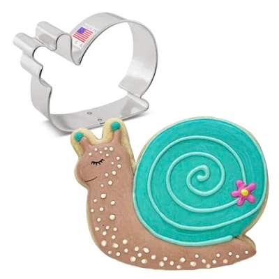 Afbeelding van Slak Cookie Cutter, 8,3 cm Made in USA door Ann Clark