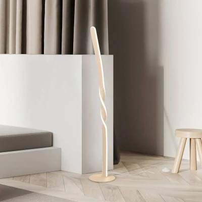 Afbeelding van Trio Design vloerlamp Ginko zandkleurig R45791166