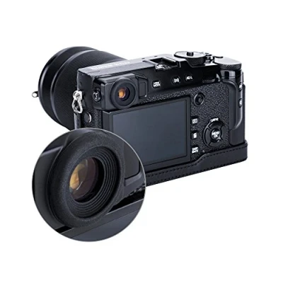 Afbeelding van JJC Zachte siliconen rubberen Oculair oogschelp voor Fujifilm X Pro2 Camera Geschikt Niet brilwearers (2 Stuks per Verpakking)