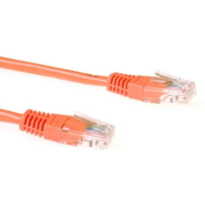 Afbeelding van ACT IB4501 U/UTP CAT5E Patchkabel Oranje 1 meter