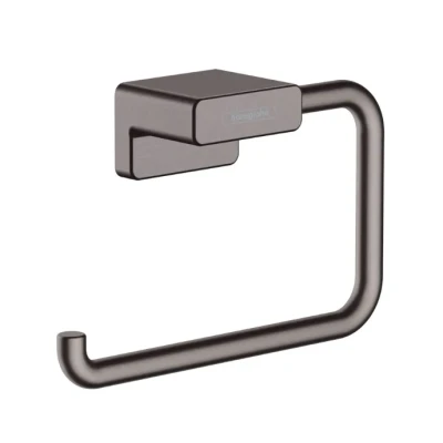 Afbeelding van Hansgrohe addstoris closetrolhouder zonder klep geborsteld zwartchroom 41771340