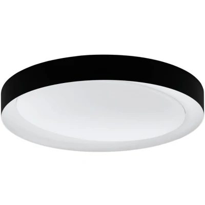 Afbeelding van EGLOÂ LauritoÂ PlafondlampÂ Â LEDÂ Ã ̃Â 49Â cmÂ Wit/ZwartÂ Dimbaar