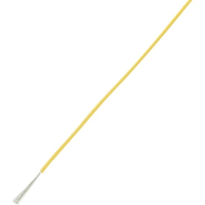Afbeelding van TRU COMPONENTS 1567221 Draad LiY 1 x 0.22 mm² Geel 100 m