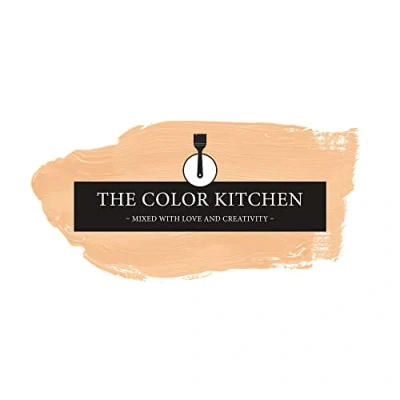 Afbeelding van The Color Kitchen TCK5009 Krachtige muurverf, schilderverf voor kleurrijke ruimtes, matte binnenverf in beige, 2,5 l dekkende verf