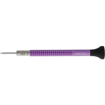 Afbeelding van KD89 Horotec MSA01.020 Klokmakersschroevendraaier van eloxe aluminium, ergonomische pompkop en verwisselbare boor roestvrij staal (1,60 mm)