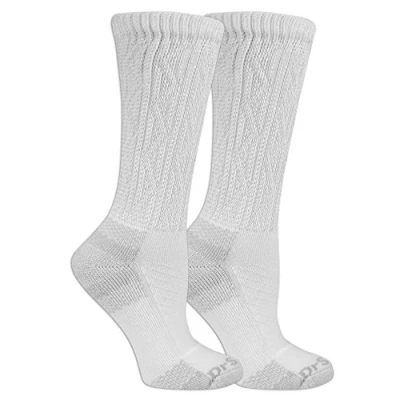 Afbeelding van Dr. Scholl&#039;s Casual damessokken (verpakking van 2), wit/grijs, Eén Maat