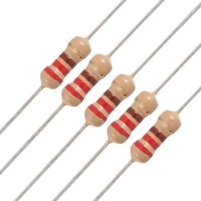Afbeelding van Kanylavy 50 x Europese koollaagweerstanden, 220 ohm, 1/4 W, 5%