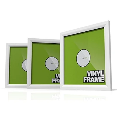 Afbeelding van Glorious VINYL FRAME SET White 3x Cover voor 12 Platen, eenvoudig aanbrengen en vervangen, Verstelbare houder, wit AMS WHT