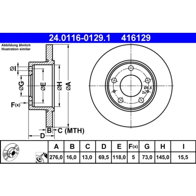 Afbeelding van Ate Remschijf 24.0116 0129.1