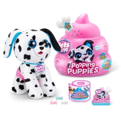 Afbeelding van Pets Alive Pooping Puppies, Dalmatiërs, van ZURU, knuffeldier (Dalmatiërs)