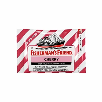 Afbeelding van Fisherman&#039;s Friend Sugar Free Mouth Freshener Cherry Kalmerende en koele zuigtabletten 25g