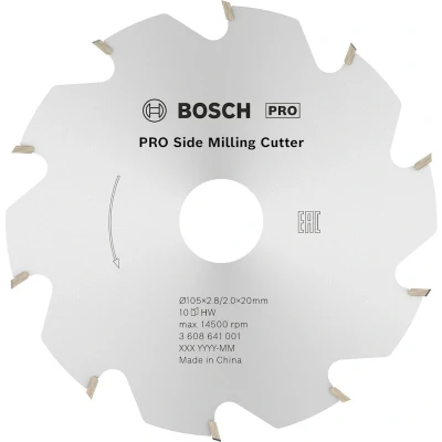 Afbeelding van Bosch Accessories 3608641001 Schijffrees Hardmetaal Afmeting, Ø 20 mm