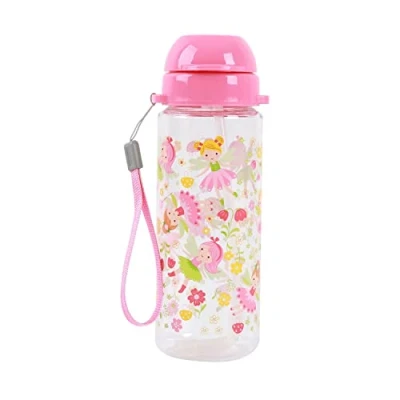 Afbeelding van IDRINK® 400 ml Tritan drinkfles kinderen met rietje (FAIRY)