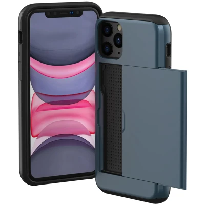 Afbeelding van Apple iPhone 11 Pro Hoesje Kunststof iMoshion Hardcase/Backcover Donkerblauw Telefoonhoesje