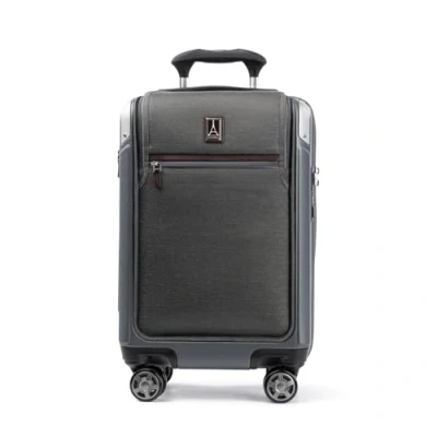 Afbeelding van Travelpro Platinum Elite Harde koffer met draaibare wielen, TSA slot, schaal, polycarbonaat koffer, grijs (antiek grijs), Compact Carry on with Laptop Pocket 20 Inch,