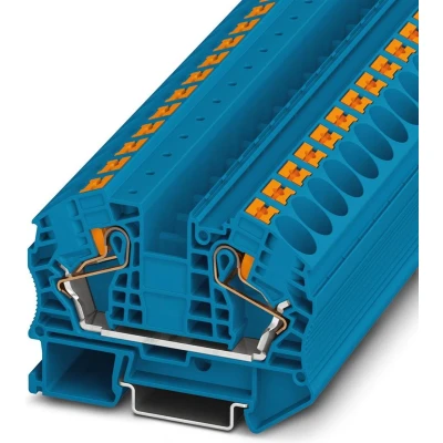 Afbeelding van Phoenix Contact rijgklem met push in aansluiting 16 mm² blauw (PT N BU)