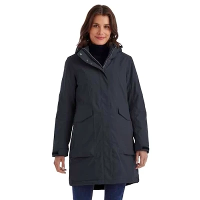 Afbeelding van killtec dames Parka/jas waterdicht met afritsbare capuchon Damen Funktionsparka, dunkelnavy, 48, 43284 000