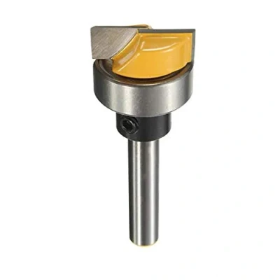 Afbeelding van Bestgle 1/4 Inch Schacht Flush Trim Scharnier Mortising Template Router Bit Houtbewerking Tool Frees 3/4 &quot;W X &quot;H