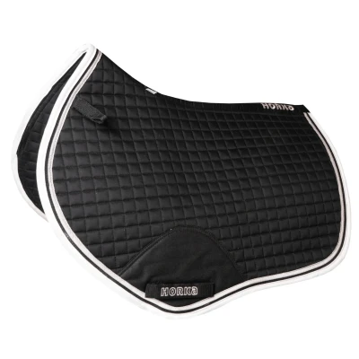 Afbeelding van Horka Zadeldek Chic Spring &amp; Veelzijdigheid Zwart Pony