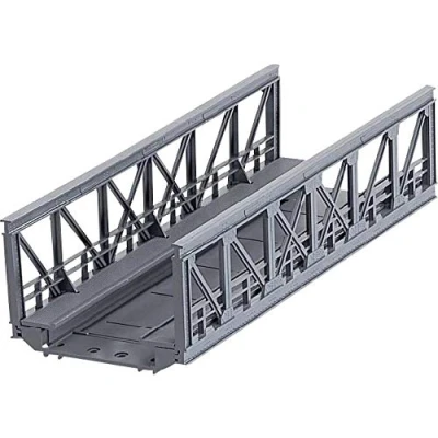 Afbeelding van Märklin 074620 H0 Vakwerkbrug 1 spoor C rails (met ballastbed) (l x b h) 180 64 45 mm