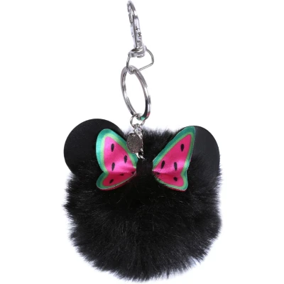 Afbeelding van Minnie Mouse DISNEY Zwarte, pluizige sleutelhanger