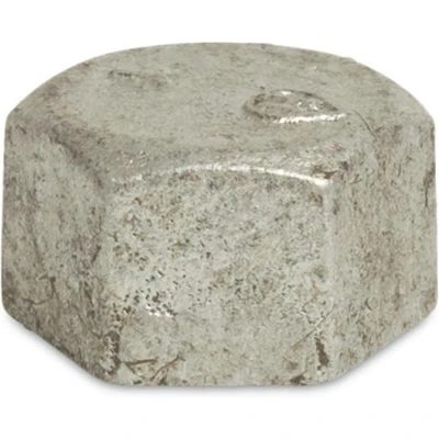 Afbeelding van Mega Nr. 300 Eindkap gietijzer verzinkt 1/2 inch binnendraad