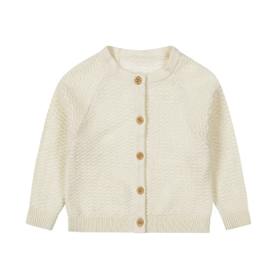 Afbeelding van Dirkje baby gebreid vest wit
