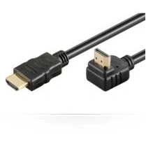 Afbeelding van Microconnect HDM19192V1.4A90, 2 m, HDMI Type A (Standard), 3840 x 2160 pixels, Compatibilité 3D, Noir
