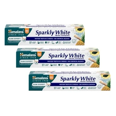 Afbeelding van Himalaya Sparkly White Kruiden Tandpasta, 75ml… (3 Pack)