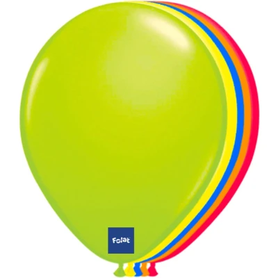 Afbeelding van Neon ballonnen 6 stuks