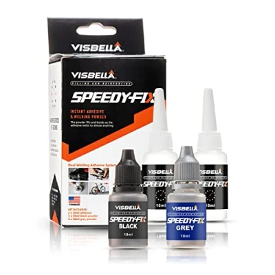 Afbeelding van Visbella 7 seconden Speedy Fix industriële lijm lasnaad uit de fles secondelijm extra sterk waterdicht kunststoflijm