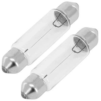 Afbeelding van cyclingcolors 2 x shuttlelamp, 12 V, 18 W, 15 44 mm, SV8.5, auto, motorfiets, scooter, kentekenplaat, plafondlamp, binnen, deur, dashboardkastje, lampje