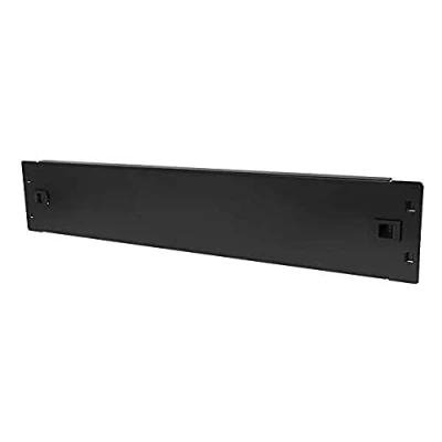 Afbeelding van INFITRONIC INSIRB112STL 19 inch stalen rackpaneel blindplaat U blinde afdekking (montage zonder gereedschap) (2 HE)