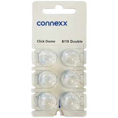Afbeelding van Click Dome 8 MM / 10MM Double Hoortoestel tip Signia AudioService Siemens